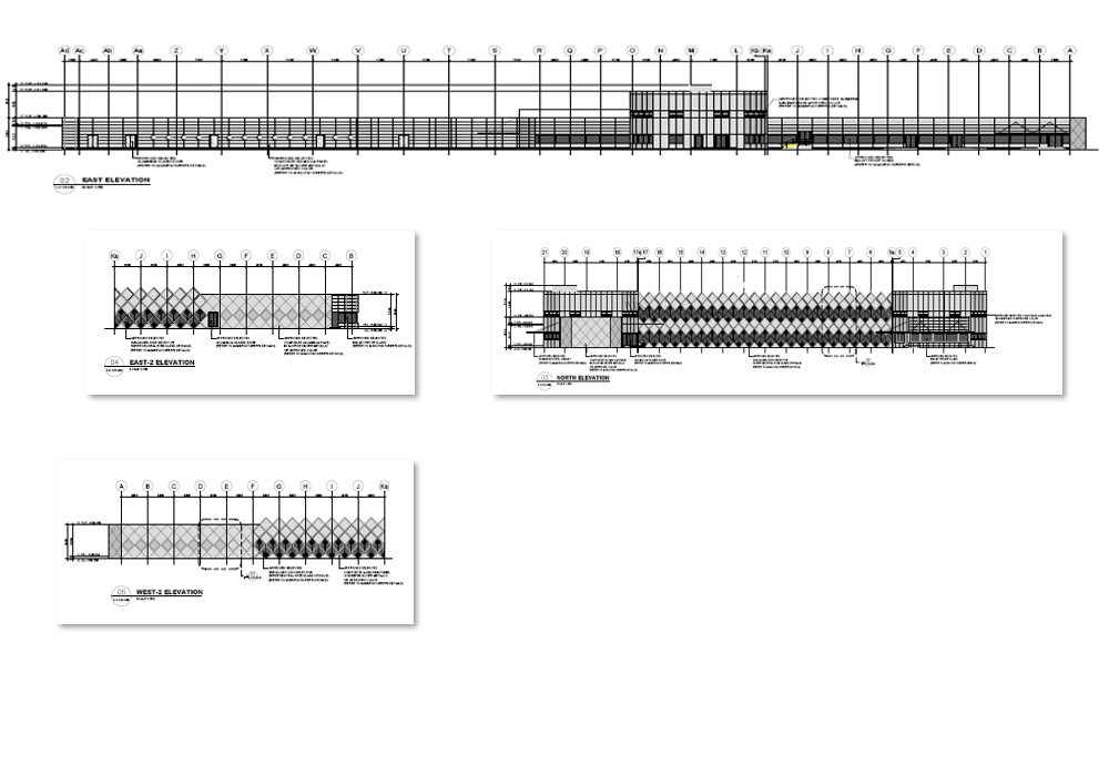 Beratende Ingenieure Tragwerksplanung für Pearl GTL Project in Ras Laffan State of Qatar. Neubau eines Büro- und Verwaltungsgebäudes aus Stahlbeton und Spannbeton. Pläne